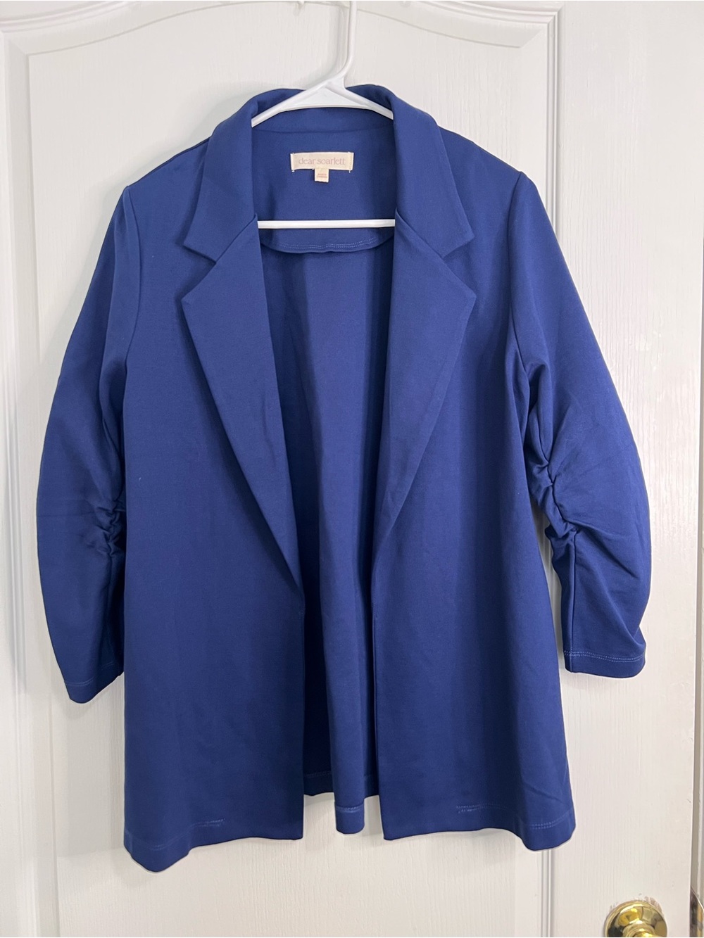 Scarlett Women's Open-Front Blue Blazer Jacket size M - Picture 4 of 15